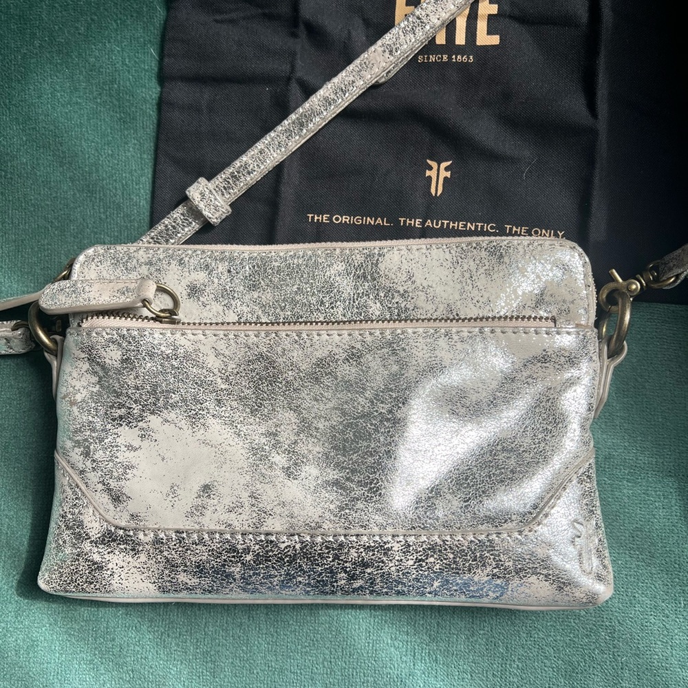 Frye Silver Crossbody Bag - Picture 2 of 10